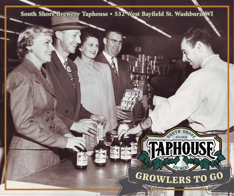 A branded advertising graphic for Growlers To Go.